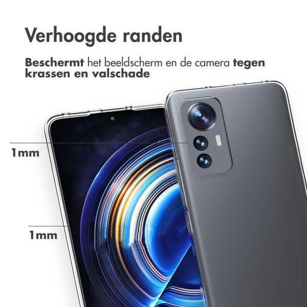 Accezz Clear Backcover Xiaomi 12 Lite - Transparant