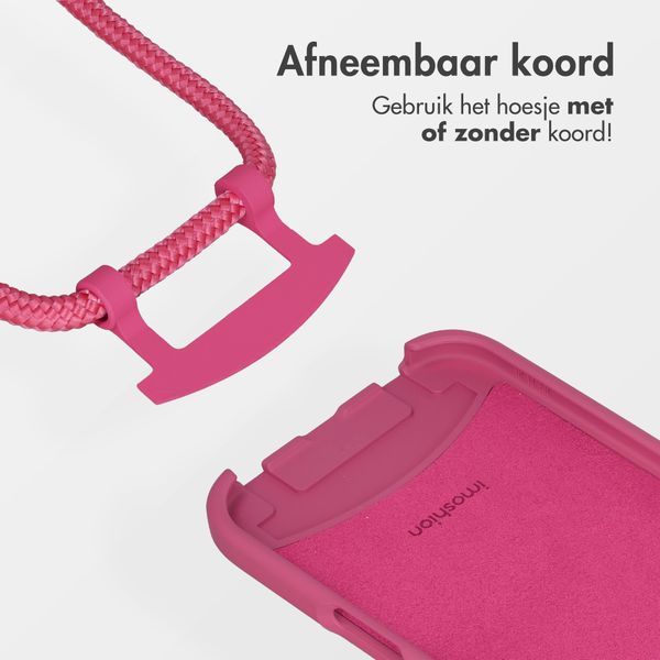 imoshion Color Backcover met afneembaar koord met MagSafe Apple iPhone 17 Pro Max - Raspberry