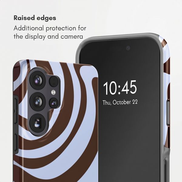 Selencia Vivid Back Cover with MagSafe Samsung Galaxy S26 Ultra - Dream Swirl Chocolate
