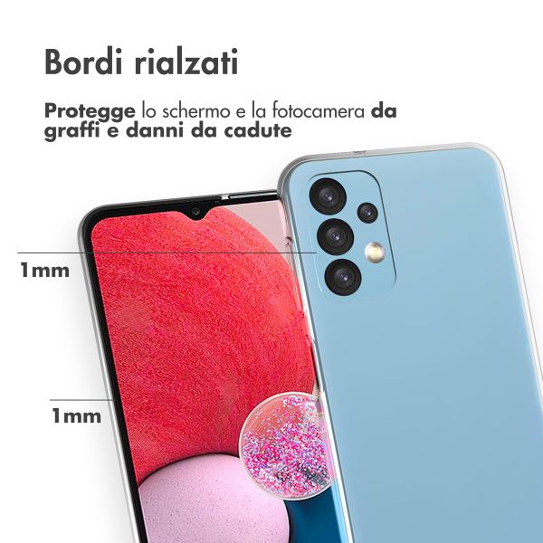 Accezz Clear Backcover Samsung Galaxy A13 (4G) - Transparant