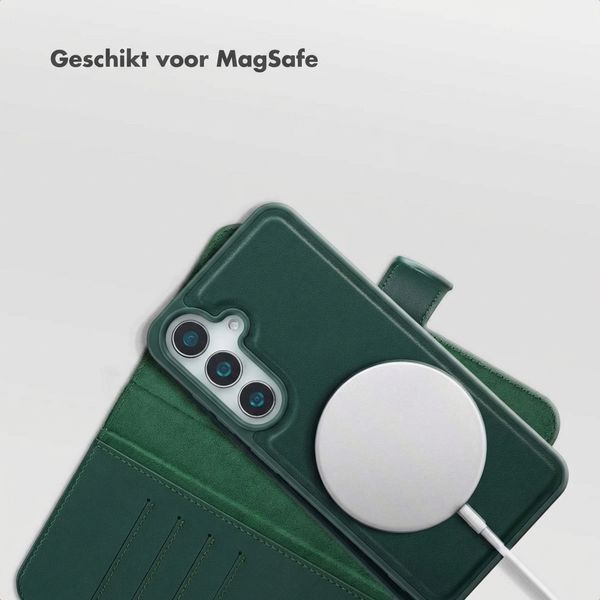 Selencia Olyn Uitneembare Bookcase met MagSafe Samsung Galaxy S25 / S24 - Groen