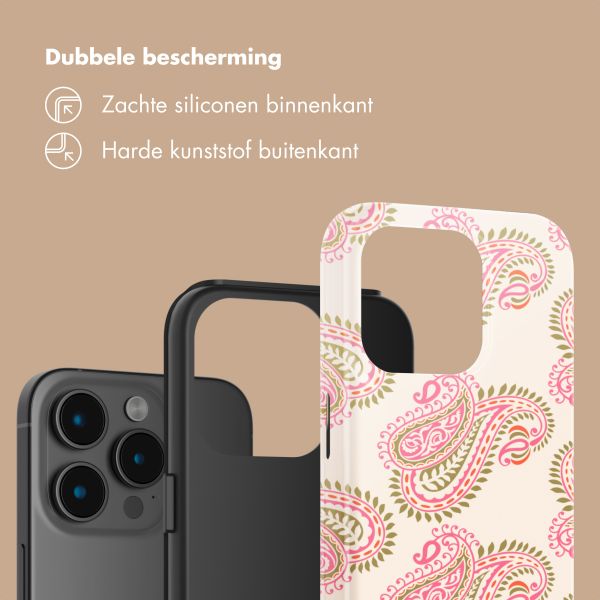 Selencia Vivid Backcover Apple iPhone 15 Pro - Paisley Blush