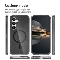 imoshion Sparkle Backcover met MagSafe Samsung Galaxy S25 - Glitter Zwart