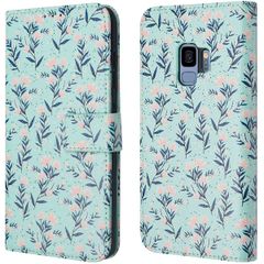 imoshion Design Bookcase Samsung Galaxy S9 - Blue Flowers