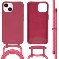 imoshion Color Backcover met afneembaar koord iPhone 14 - Donkerrood