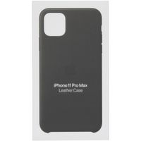 Apple Leather Backcover Apple iPhone 11 Pro Max - Black