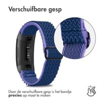 imoshion Elastisch nylonbandje Fitbit Charge 3 / 4 - Donkerblauw