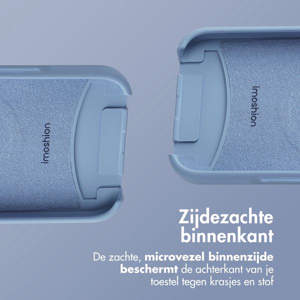 imoshion Color Backcover met afneembaar koord MagSafe iPhone 16 - Ash Blue