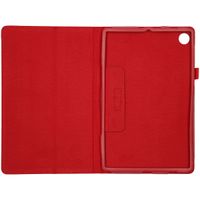 Effen Bookcase Lenovo Tab M10 Plus - Rood