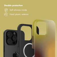 Selencia Vivid Back Cover with MagSafe Apple iPhone 16 Pro Max - Gradient Olive Dust