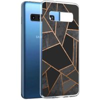 imoshion Design hoesje Samsung Galaxy S10 - Grafisch Koper / Zwart