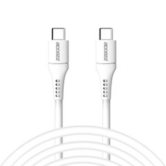 Accezz USB-C to USB-C Cable - 2 Metres - White