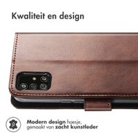 imoshion Luxe Bookcase Samsung Galaxy A71 - Donkerbruin