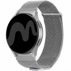 imoshion Milanees magnetisch bandje  - Universeel 22 mm aansluiting - Maat M - Zilver