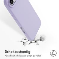Accezz Liquid Silicone Backcover met MagSafe Apple iPhone Air - Paars