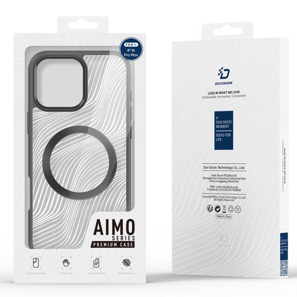 Dux Ducis Aimo Backcover met MagSafe iPhone 16 Pro Max - Transparant