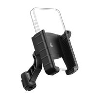 Lampa Smart Scooter Grip - Telefoonhouder scooter - Spiegel en windscherm bevestiging - Zwart