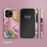 Selencia Vivid Back Cover with MagSafe Apple iPhone 15 Pro - Marble Pink
