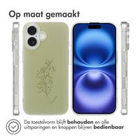 imoshion Design hoesje Apple iPhone 16 - Floral Green