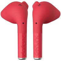Defunc True Go Slim - Draadloze oordopjes - Bluetooth draadloze oortjes - Rood