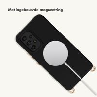 Selencia Rivièra MagSafe Backcover met afneembare haakjes Samsung Galaxy A53 - Velvet Black