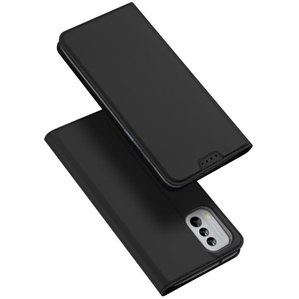 Dux Ducis Slim Softcase Bookcase Nokia G60 - Zwart