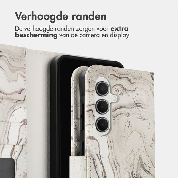 imoshion Design Bookcase Samsung Galaxy A36 - Sandy Marble