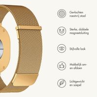 imoshion Milanees magnetisch bandje Samsung Galaxy Watch 9 (40/44mm) / Watch 8 (40/44mm) / Classic (46mm) - Goud