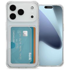 imoshion Softcase Backcover met pasjeshouder Apple iPhone 17 Pro - Transparant