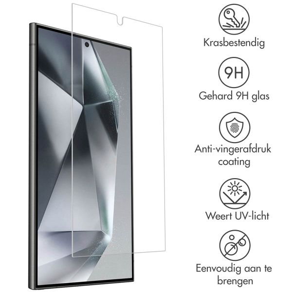 Accezz Gehard Glas Screenprotector 2-pack Samsung Galaxy S24 Ultra