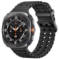 imoshion Ocean Silicone Band Samsung Galaxy Watch Ultra 2 (2026) / Ultra (2024/2025) - Black
