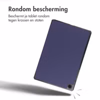 imoshion Trifold Bookcase Samsung Galaxy Tab A9 Plus - Donkerblauw