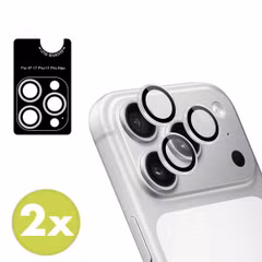 imoshion 2 Pack Camera lens protector Apple iPhone 17 Pro / 17 Pro Max - Silver