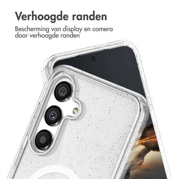 imoshion Sparkle Backcover met MagSafe Samsung Galaxy S24 - Glitter Transparant