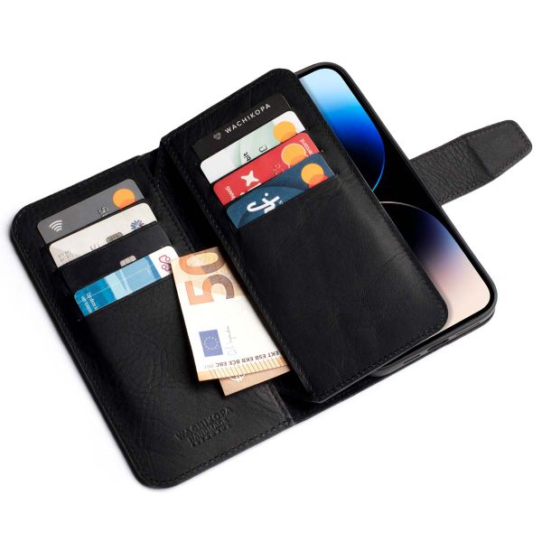 Wachikopa Multi Wallet Bookcase Apple iPhone 14 Pro - Black