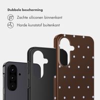 Selencia Vivid Backcover Samsung Galaxy A57 (5G) - Happy Dots Chocolate