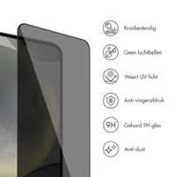 Accezz Gehard Glas Privacy Screenprotector + Applicator Samsung Galaxy S24 / S25