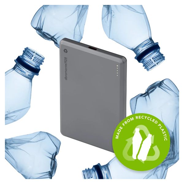 dbramante1928 Re-charge Powerbank 5.000 mAh - Draadloze Powerbank - Grijs