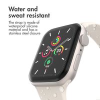 imoshion Silicone⁺ Strap Apple Watch | 44/45/46/49 mm - Size M/L - Starlight