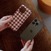 Selencia Vivid Backcover Samsung Galaxy A17 - Pied-de-Poule