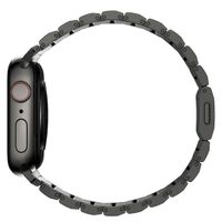 Nomad Magnetische stalen schakelband Apple Watch Series 1 t/m 11 / SE / Ultra (44/45/46/49 mm) - Graphite