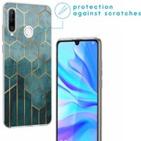 imoshion Design hoesje Huawei P30 Lite - Patroon - Groen