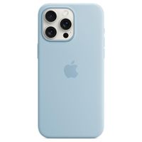 Apple Silicone Backcover MagSafe Apple iPhone 15 Pro Max - Light Blue
