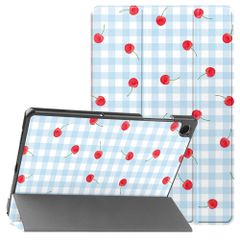 imoshion Design Trifold Bookcase Samsung Galaxy Tab A11 Plus / A9 Plus - Cherry Check