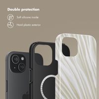Selencia Vivid Back Cover with MagSafe Apple iPhone 15 - Nature Light Brown