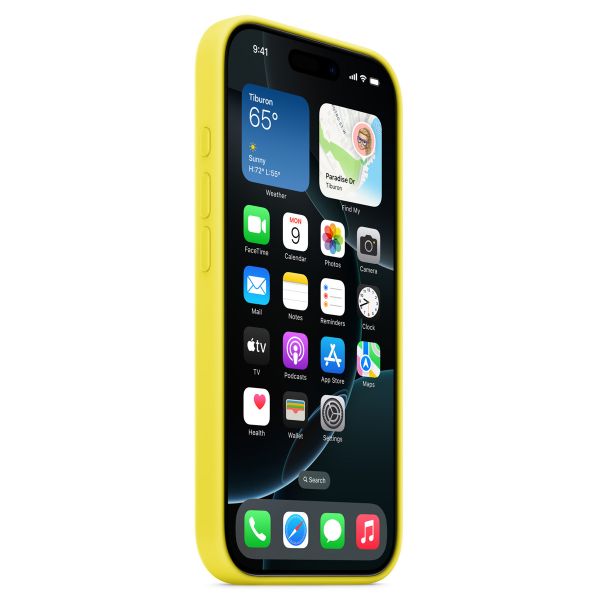 Apple Silicone Backcover MagSafe Apple iPhone 16 Pro - Star Fruit