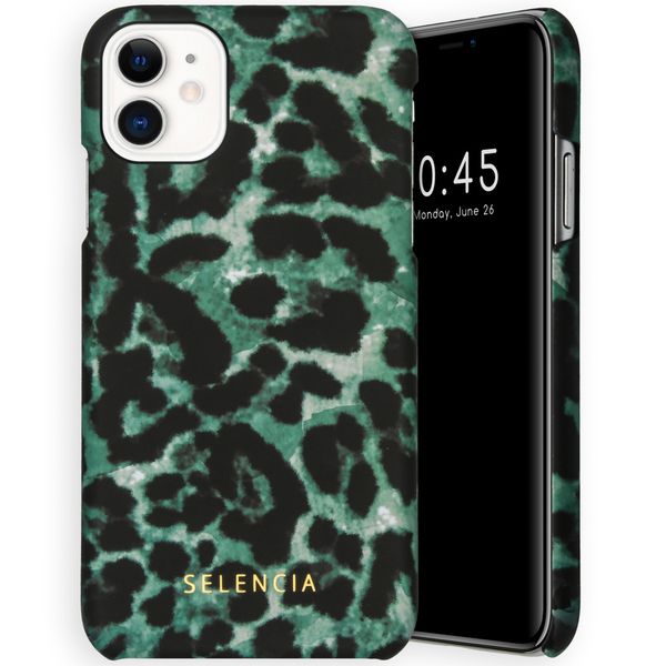 Selencia Maya Fashion Backcover iPhone 11 - Green Panther