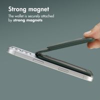 Accezz Leather Wallet with Stand - Compatible with MagSafe and Qi2 - Cedar Green