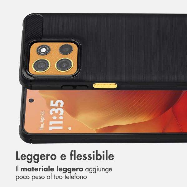 imoshion Brushed Backcover Motorola Moto G15 / G15 Power - Zwart