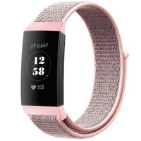 imoshion Nylon bandje Fitbit Charge 3 / 4 - Roze